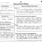 3rd Grade Literary Award Portfolio Project-Student work