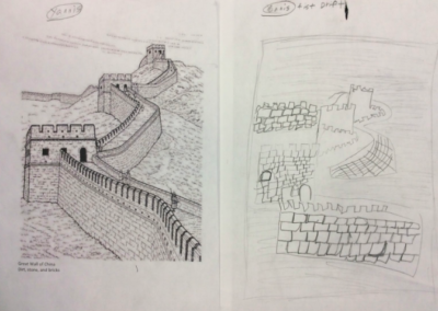 Drawing of Great Wall