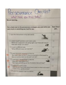 School Perseverance Checklist