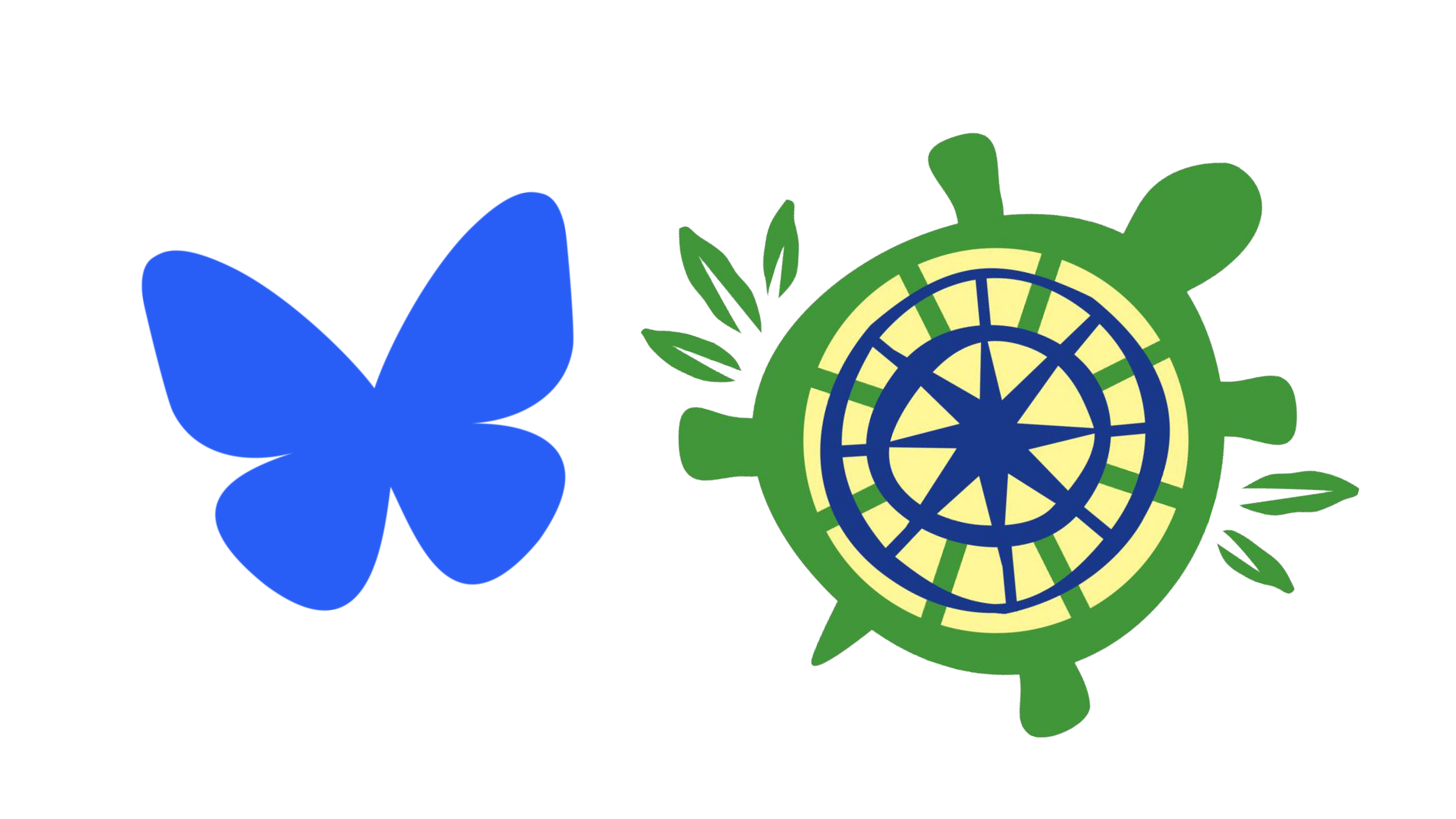 Bluesky logo Campbell Turtle logo