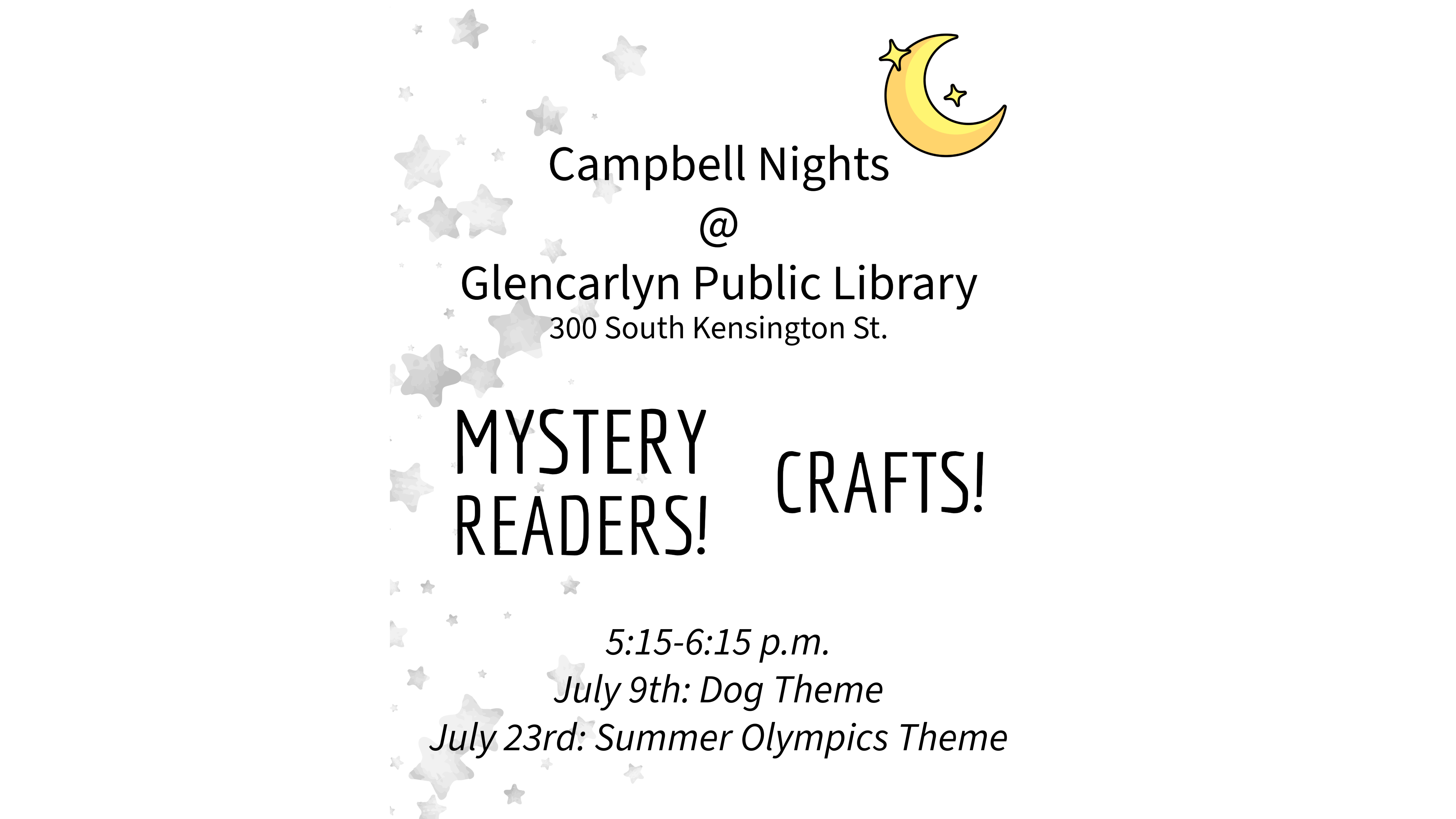 Campbell summer library nights