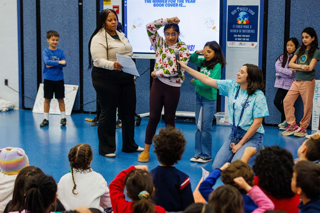 students presenting