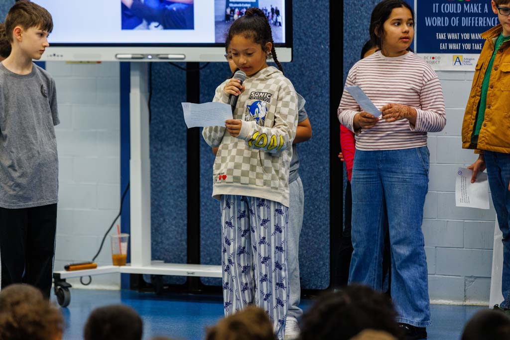 students presenting