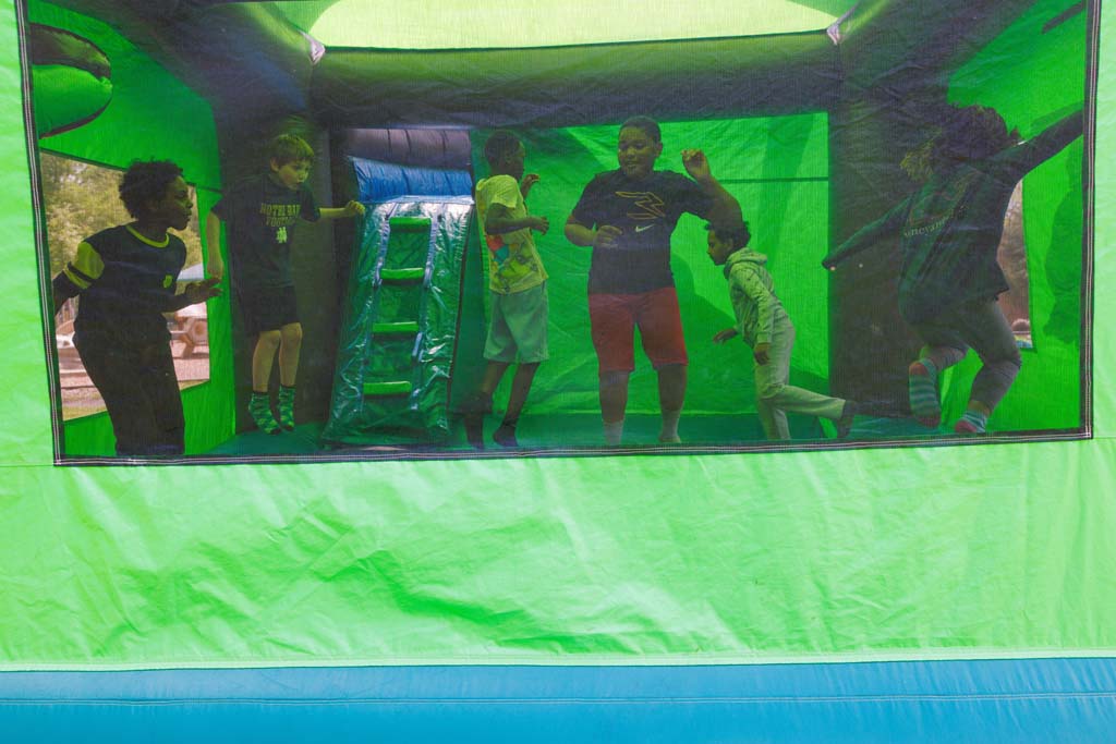 children at activity table