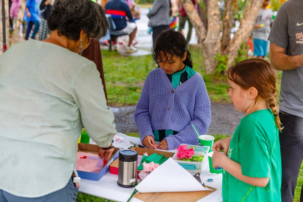 child at activity table